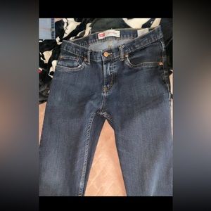 Levis boys dark wash jean 510 slim